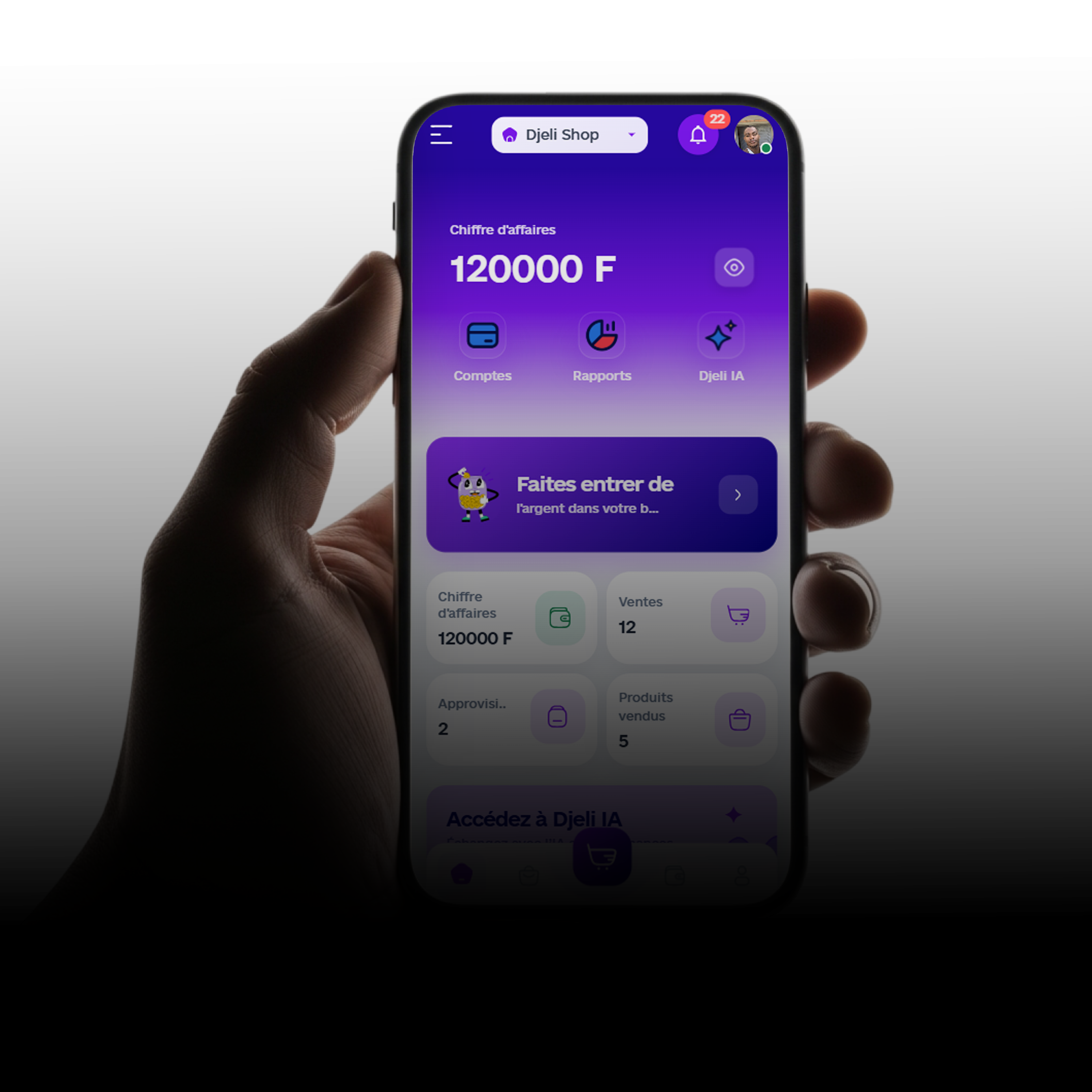 hero section showcase